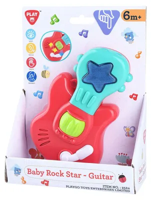 Immagine prodotto di Babygitarre Rockstar - Chitarra musicale giocattolo per bambini