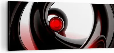 Produktbild von Bild auf Leinwand - Leinwandbild - Abstraktion Komposition Glaskugeln - 100x40cm - Wand Bild - Wanddeko - Leinwanddruck - Bilder - Kunstdruck - Leinwand bilder - Wandkunst - AB100x40-0315