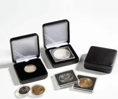 Produktbild von Münzetui NOBILE für 1 QUADRUM-Kapsel, schwarz