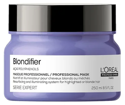 Obrázok produktu pre Rekonštrukčná a rozjasňujúca maska pre blond vlasy Série Expert Blondifier (Masque), 250 ml