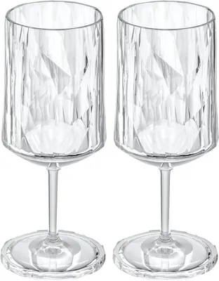 Zdjęcie produktu dla Zestaw 2 szklanek do wina i aperitifów, pojemność 300 ml, odpornych na stłuczenie