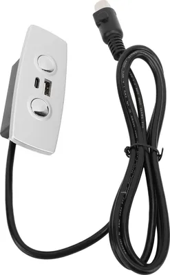 Obrázek produktu pro Náhradní ovladač polohovacího zařízení 2 tlačítka 5 pinů USB typu C Ower Elektrické zvedací křeslo Pohovka Ruční ovládací spínač