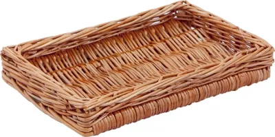 Produktbild von Regalkorb, Vollweide, braun, Auslagekorb, 30cm x 20cm x 6cm