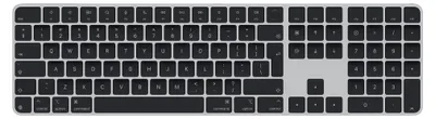 Zdjęcie produktu dla Apple Magic, Przewodowy i Bezprzewodowy, USB + Bluetooth, QWERTY, Czarny