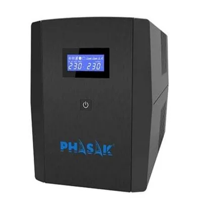 Produktbild von Phasak Sirius, Line-Interaktiv, 1,56 kVA, 900 W, Pseudo sine, 162 V, 290 V
