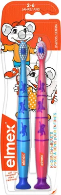 Produktbild von elmex Kinder Zahnbürste Duo Pack, 2 St ZBU
