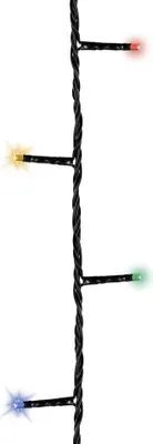 Produktbild von Kaemingk LED Lichterkette Basic twinkle Timer 40 LED bunt