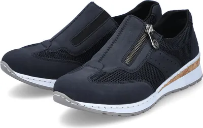 Produktbild von Rieker Sneaker - Blau Synthetik Größe: 37 Normal