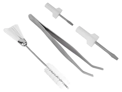Nähmaschinen-Wartungsset mit Pinzette, Bürste & Schraubendrehern
