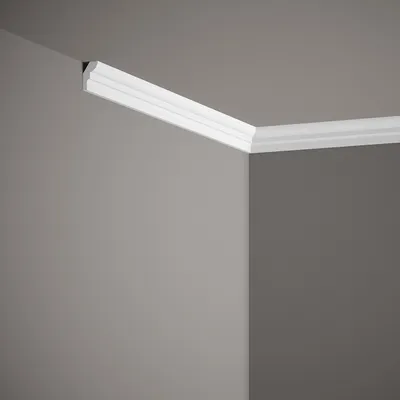 Produktbild von Mardom Deckenleiste MDB180 Profoam 15 x 25 x 2000 mm Weiß Stuckleiste Mini