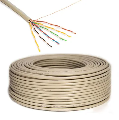 Image de PremiumX 100m câble téléphonique 6x2x0,6mm J-Y(ST)Y ligne téléphonique 12 fils