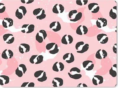Produktbild von MuchoWow® Mauspad Mousepad Pantherdruck - Deren - Design - Rosa 23x19 cm - Mousepads - Maus Mat - Pad - Mausunterlage - Schreibtischunterlage - Mauspad