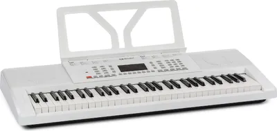 Obrázok produktu pre Schubert Etude 61 MK II digitálny klavír - klaviatúra, 61 kláves, funkcia učenia a nahrávania, 50 demo skladieb, 300 zvukov/rytmov, prevádzka zo siete a na batérie, vrátane držiaka na noty, biela