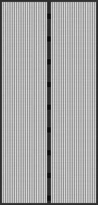Produktbild von ECD Germany Lepiaca montáž na zástenu Fly bez otvorov, 100x210 cm, čierna