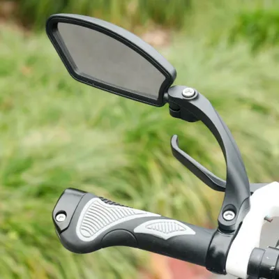 Immagine prodotto di Specchietto per bicicletta, manubrio regolabile, specchietto retrovisore, convesso, moto, ruotabile a 360°, manubrio 21-26 mm