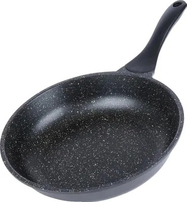 Obrázok produktu pre Panvica na vyprážanie, nepriľnavý granitový povrch, žiaruvzdorná rukoväť, čierna