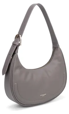Produktbild von David Jones Damen Schultertasche Schwarz mit Reißverschluss verstellbarer Riemen 30x27cm Black B UNICA 7244-2PT-BLACK