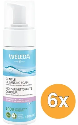 Produktbild von 6x WELEDA Reinigungsmousse Mild Bio (250 ml)