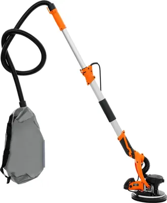 Image de Ponceuse à sec - Ponceuse excentrique - 750 W - Vitesse de rotation réglable de 800 à 1800 tr/min - 220-240 V 50 Hz - Pliable - Jaune