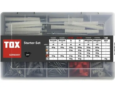 Produktbild von TOX Dübel 094901101, Rund, 264 Stück(e), Box