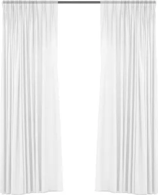 Imagen del producto de Uniqoos® Cortina translúcida blanca para ventanas, con ojales – cortina semitransparente, 150 x 250 cm, 100% poliéster