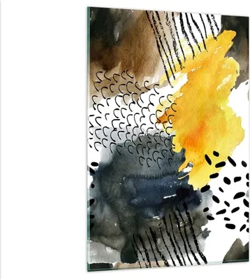 Produktbild von Bilder auf glas - Einteilig - Abstraktion Muster Flecken - 80x120cm - Glasbilder - Wandbilder - Bilder - Wanddekoration aus Glas - Glas Bilder - Wandbild auf Glas - GPA80x120-4282