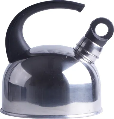 Produktbild von Flötenkessel rund Edelstahl 2L silber - klassische Wasserkessel