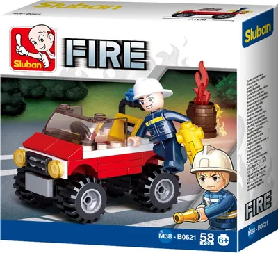 Obrázok produktu pre Požiarny zbor SLUBAN tehly 58 el. M38-B0621