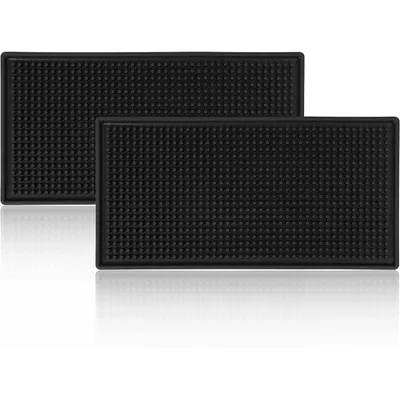 Produktbild von Tampermatte Barmatte Bar Service Hochleistungs Silikon Trocknungs Pad für Bar Club Küche Café 30x15cm 2 Stück robust langlebig spülmaschinenfest