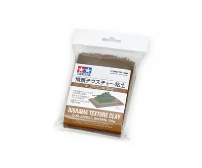 Produktbild von Tamiya Spachtelmasse Lehmboden/Braun 150g Diorama Texture
