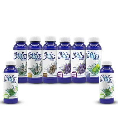 Frida Allzweckreiniger Konzentrat 8 x 480 ml – Sahara, 2 x Clean, 2 x Lavendel, 2 x Jasmin und Lemon