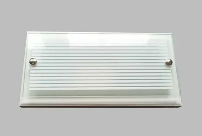 Image de SANDRIA Luminaire 5518/20 blanc/verre rayé