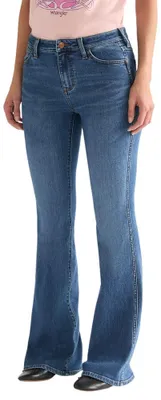 Image de Wrangler - Jeans pour femmes - Coupe évasée - Modèle Montana - Couleur Sparrow