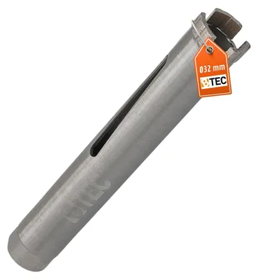 Produktbild von Diamantbohrkrone Ø 32 mm Nutzlänge 180 mm Segmenthöhe 10 mm Diamant Bohrkrone Trockenbohrkrone Kernbohrer Betonbohrkrone Kernbohrkrone BTEC