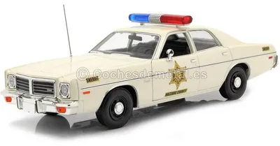 Miniaturauto 1:18, Metall, Coronet Dukes of Hazzard 1975, weiß