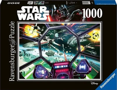Image de Puzzle 1000 Star Wars : Cockpit du chasseur TIE