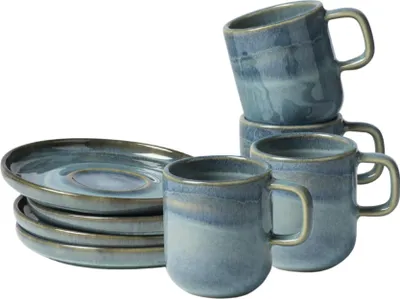 Produktbild von Gipfelstück Espressotassen-Set, Steinzeug , TIEFER SEE