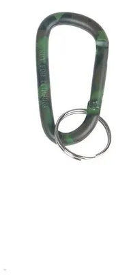 Image de Mousqueton en aluminium Mil-Tec Camo 60 mm