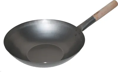 Produktbild von Wok Pfanne 32 cm Ø flacher Boden (Gas) Wokpfanne Gastronomie, AAF Nommel®