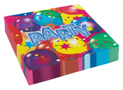 Zdjęcie produktu dla 20 serwetek Balloon Party 2