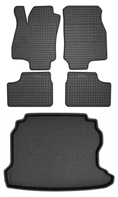 Obrázok produktu pre Gumové autokoberce SolidPRO + vaňa kufra pre: Opel Astra G 1998-2009 sedan 5 ks