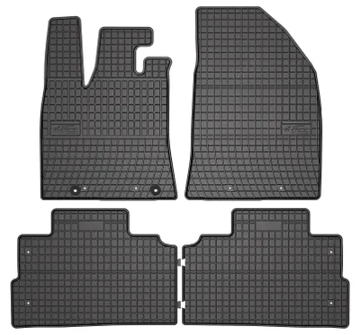Image de Tapis de sol en caoutchouc pour BYD Dolphin Surf 2025- (hayon) – 4 pièces, noirs, sur mesure