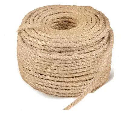 Produktbild von Natur-Sisalseil zum Reparieren und Ersetzen von Katzenkratzpfosten, Kratzbäumen, Katzenkratzbäumen, Juteseil 6 mm * 15 m, DIY-Dekoration für Garten und Haus