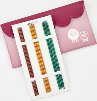 Produktbild von KnitPro Nadelspiel Set DREAMZ in Stoffetui, in verschiedenen Längen : 20cm Länge cm: 20cm