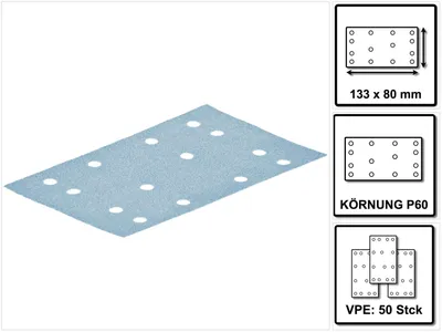 Productafbeelding van Festool Granat schuurband STF 80x133 P 60 GR 50 ( 497118 )