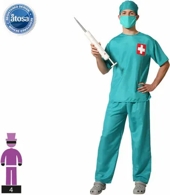 Zdjęcie produktu dla Przebranie dla dorosłego lekarza Rozmiar: M/L
