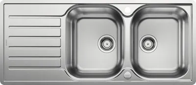 Produktbild von Blanco LANTOS 8 S-IF - 519713 Edelstahlspüle Spüle bürstfinish - inkl.