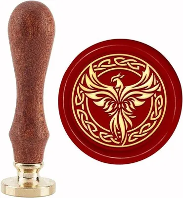 Produktbild von Retro Vintage Wax Siegelstempel 30mm für Einladungen und Geschenkverpackungen