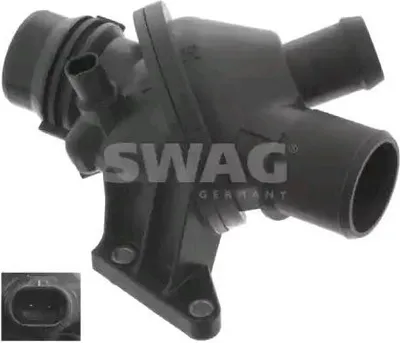 Produktbild von SWAG Thermostat Kühlmittel 108°C für BMW 5 Touring (F11) 1 Schrägheck (F20) 3 Touring (F31) 5 Limousine (F10) 3 Limousine (F30, F80)