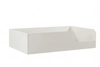 Produktbild von arthur berndt Bodenbett Essentials 120x200 cm – Montessori Kinderbett, Low Bed, Weiß